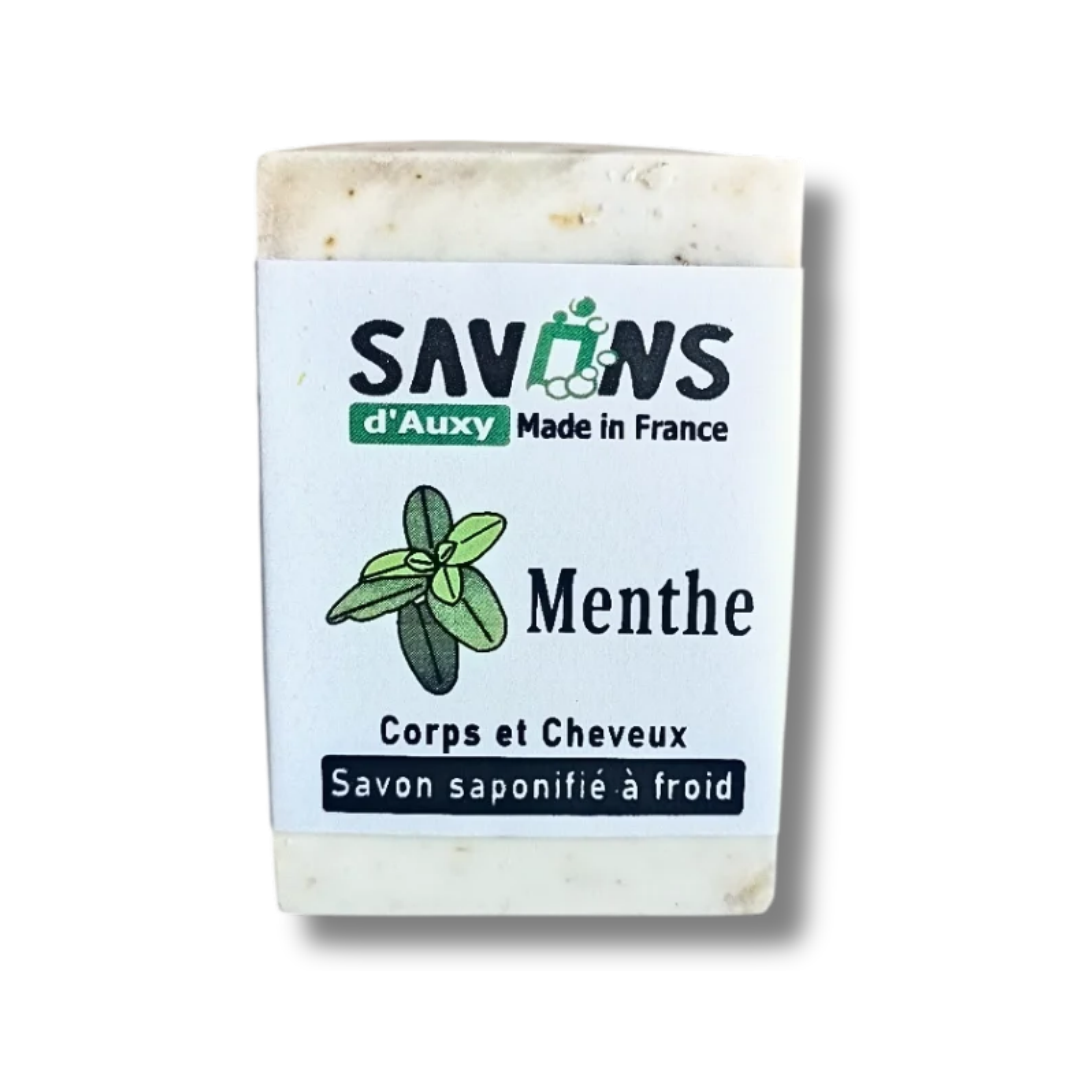 Savon Menthe - Saponification à froid - Made in France