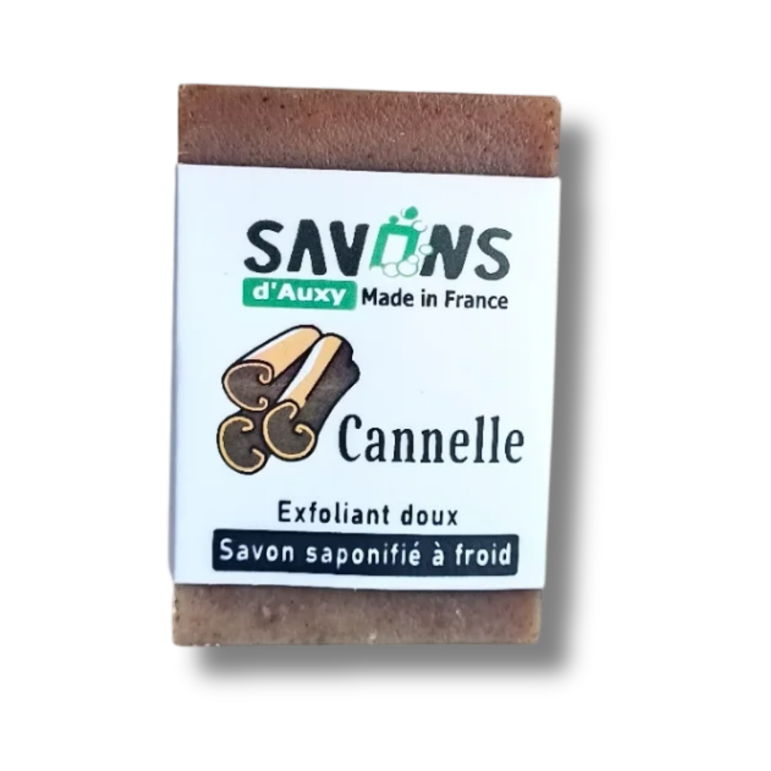 savon cannelle saponifié à froid - made in France