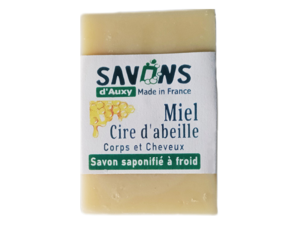 savon-saponifie-a-froid-Miel-cire-dabeille-artisanal